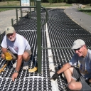 Installing Pavers at the ADA Trail